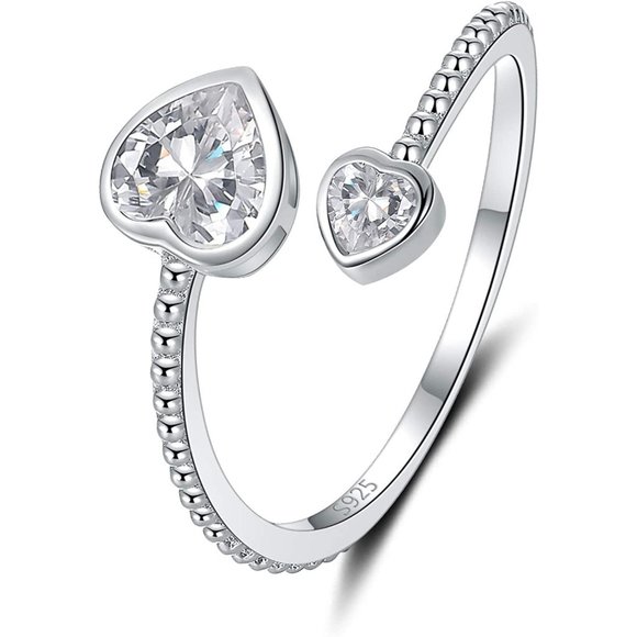 Step Forward Girls Ring 925 Sterling Silver Birthstone Rings for Women -… - Picture 8 of 16